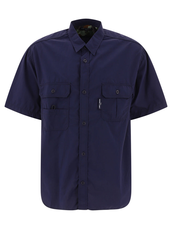 Cargo-Style Shirt Shirts Blue