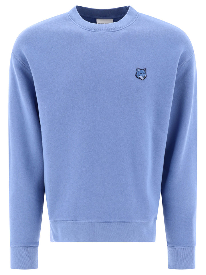 Tonal Fox Sweatshirts Light Blue