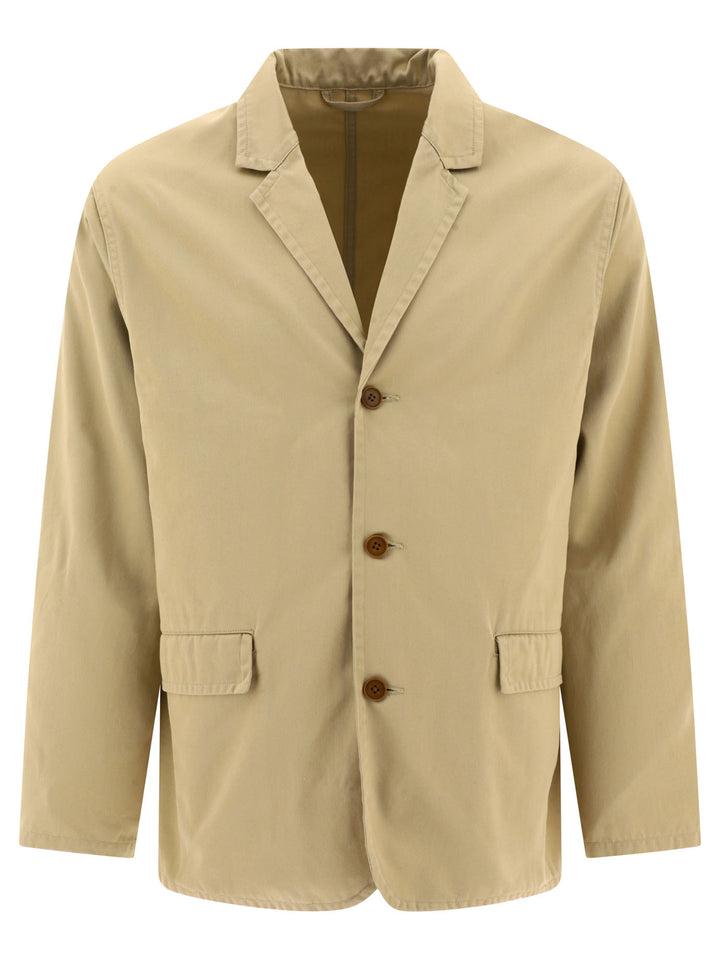 Chino Blazer Jackets Beige