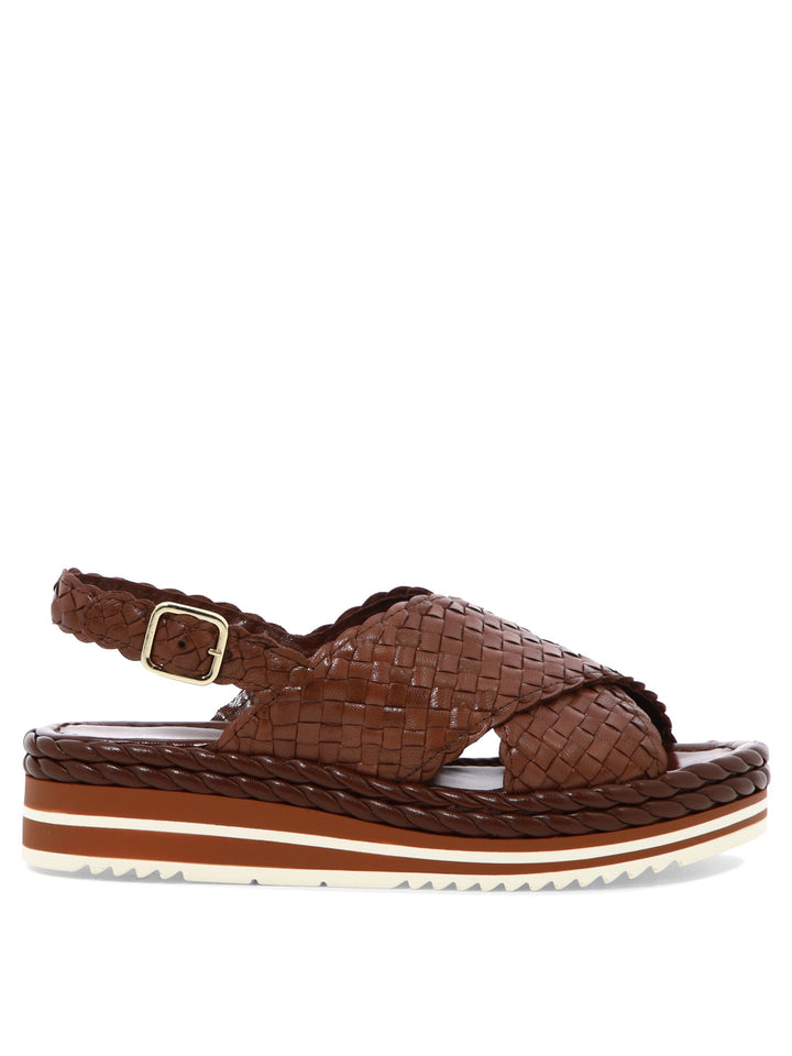 Milan Sandals Brown