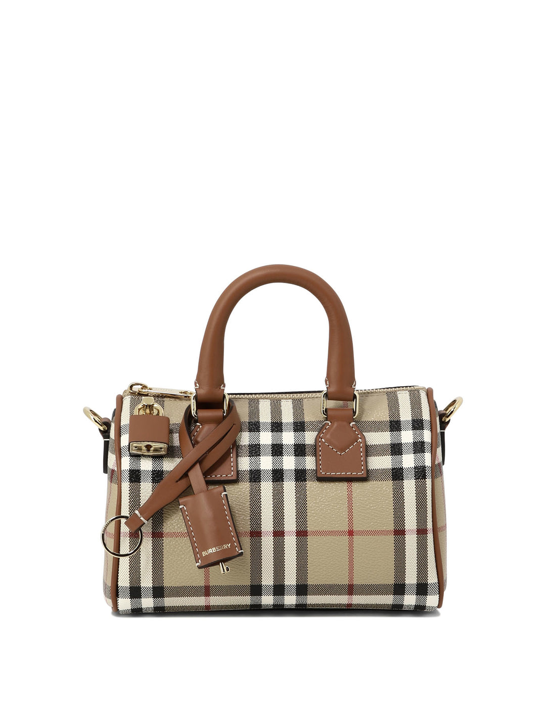 Bowling Mini Handbags Beige