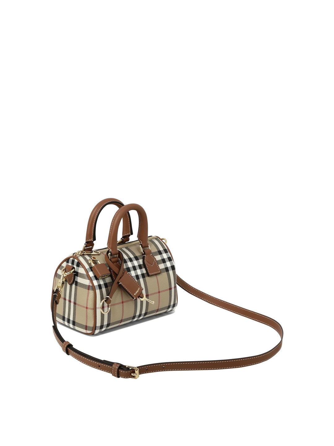 Bowling Mini Handbags Beige