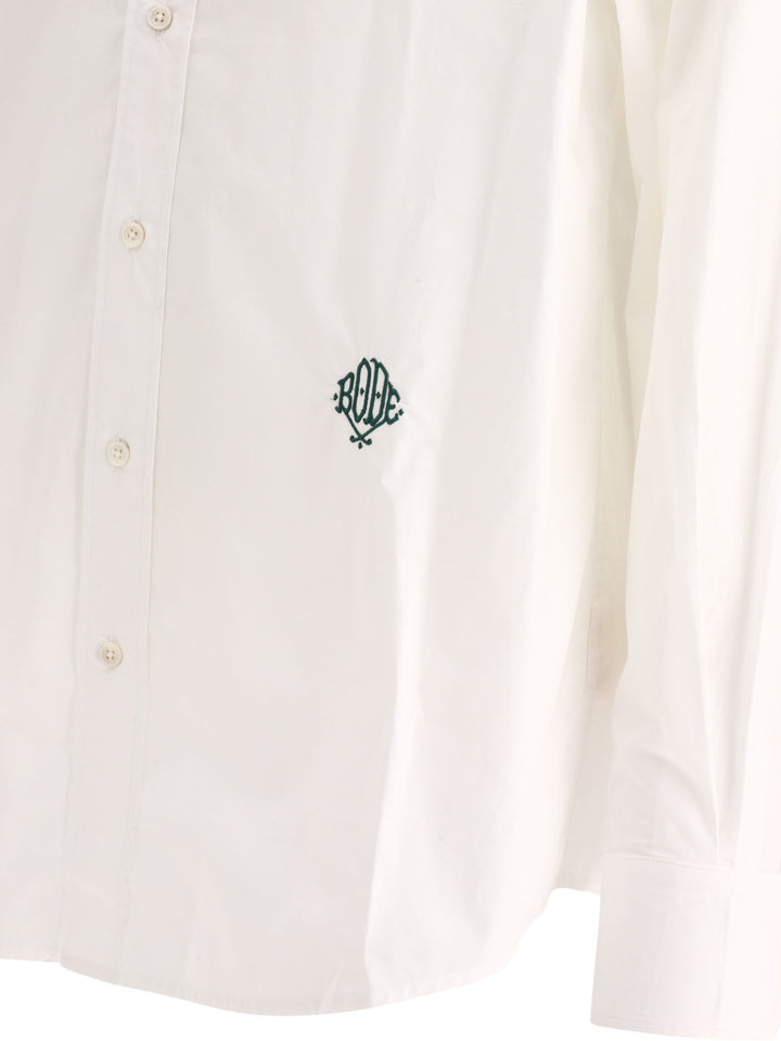 Monogrammed Poplin Shirt Shirts White