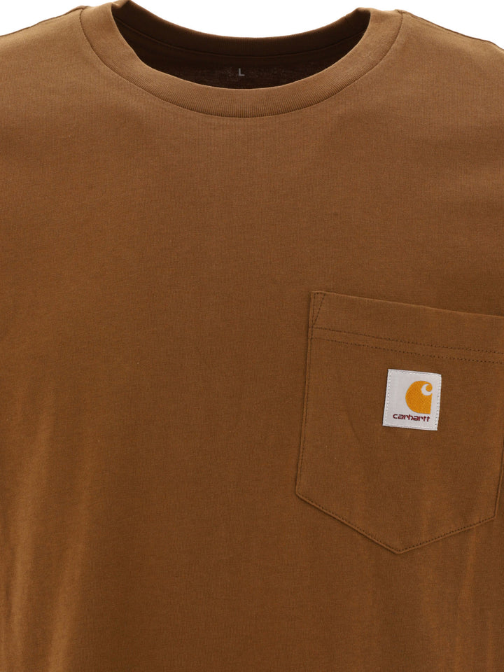 Pocket T-Shirts Brown