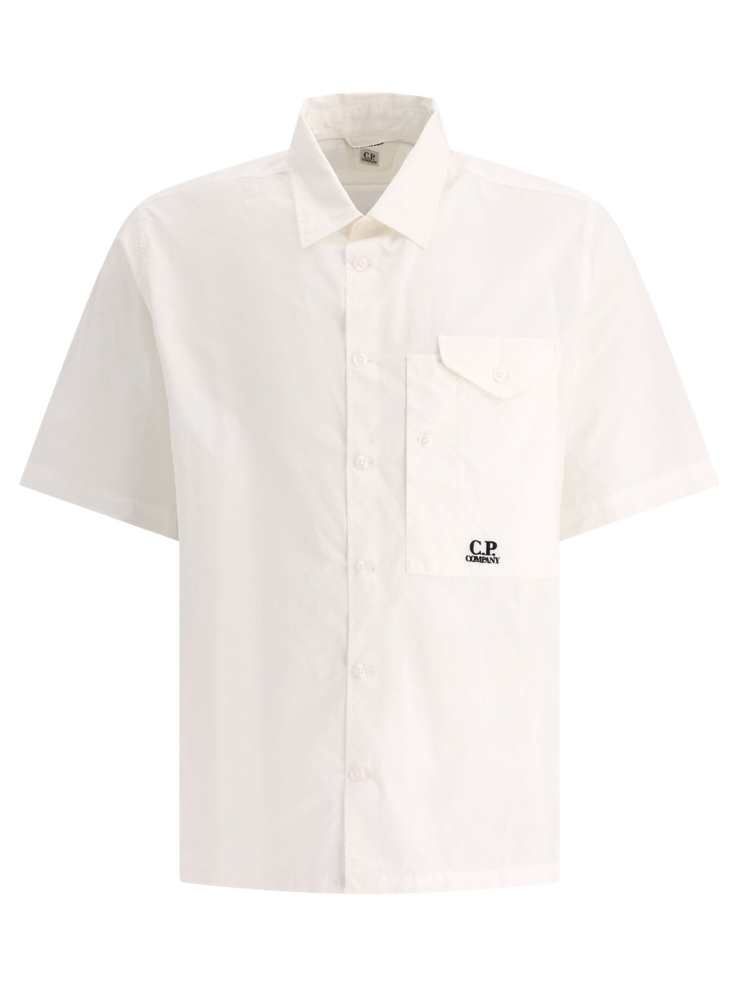 Shirt With Embroidered Logo Shirts White