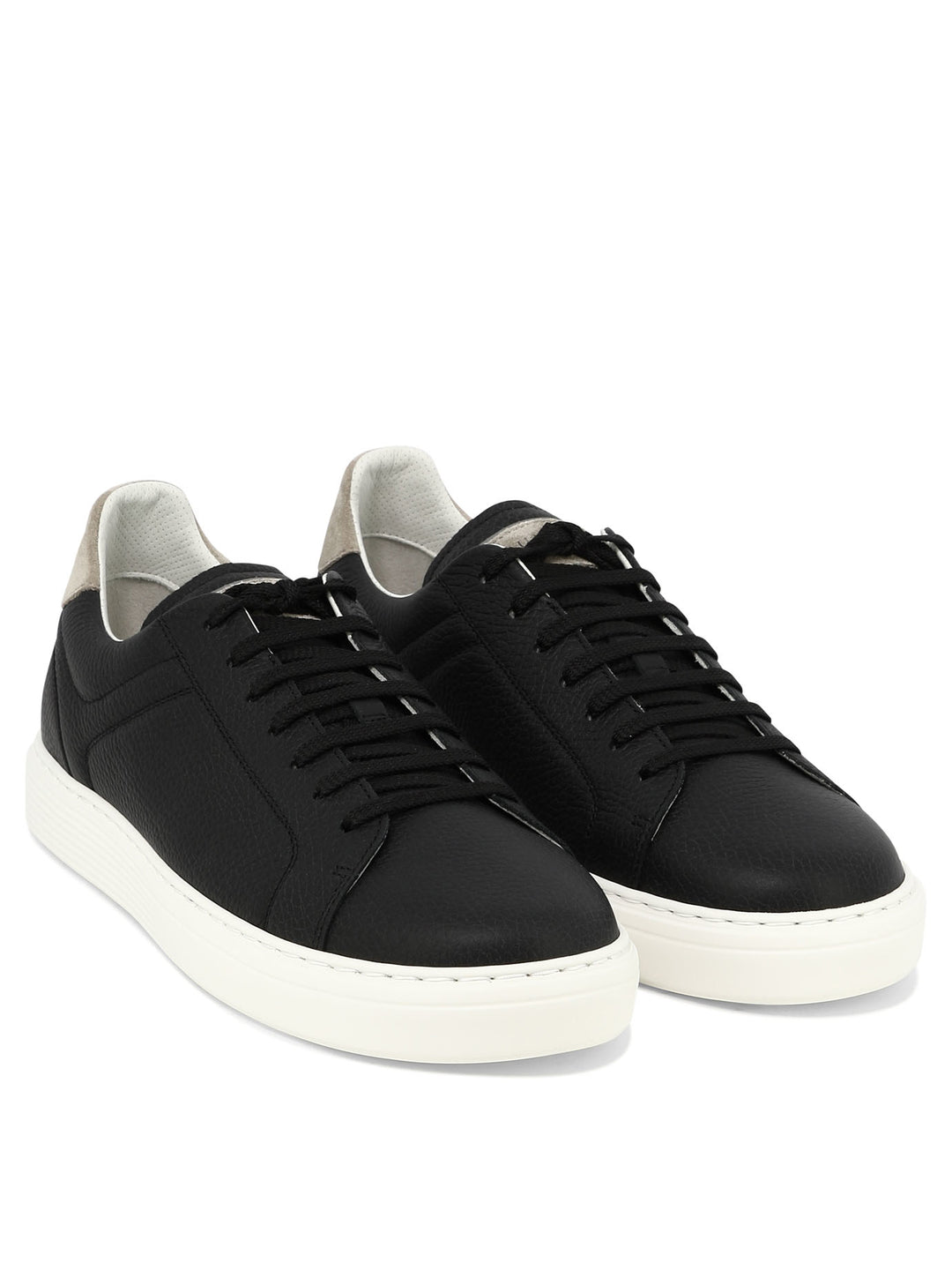 Grained Calfskin Sneakers Sneakers & Slip-On Black