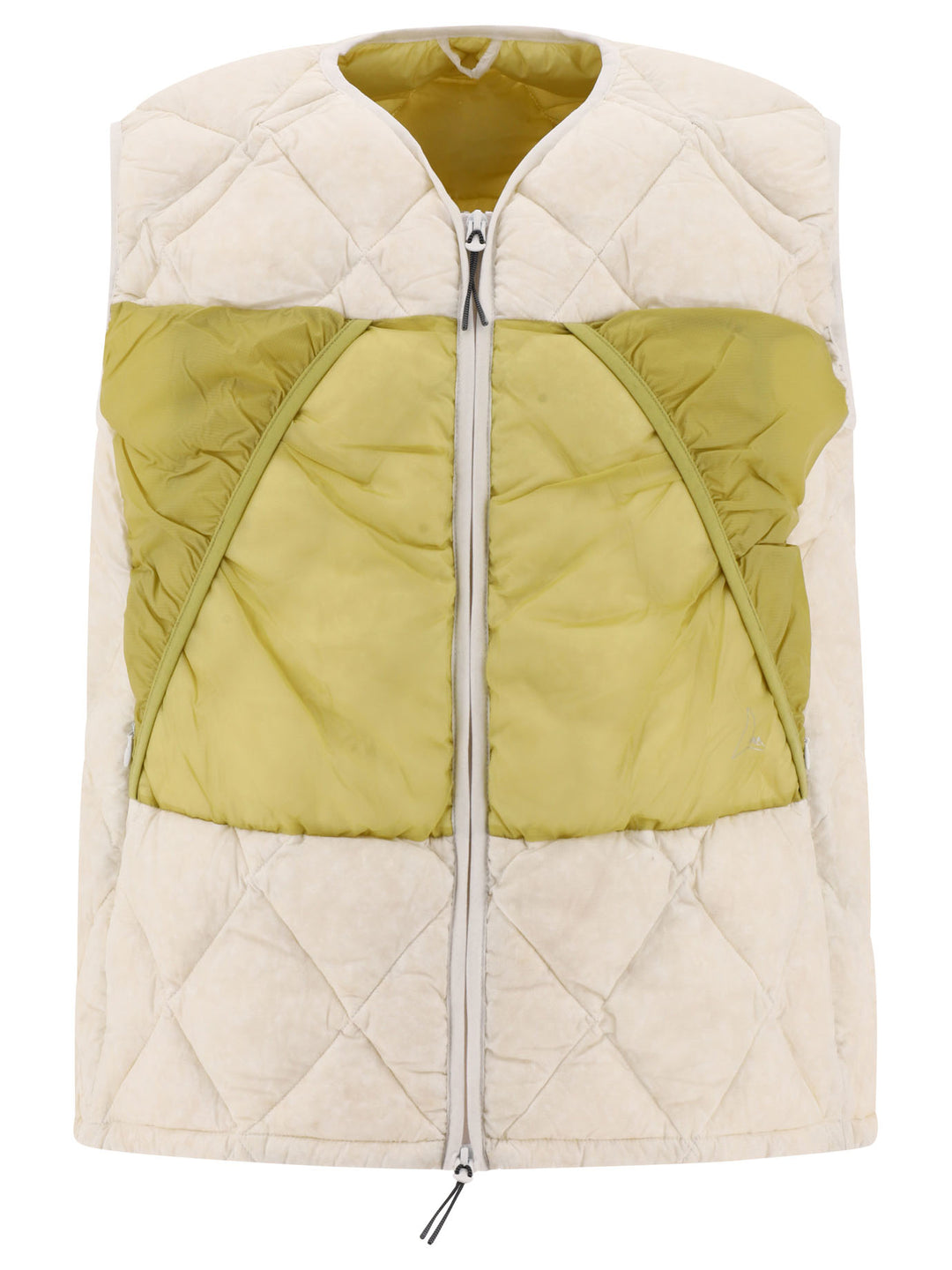 Quilted Down Vest Jackets White