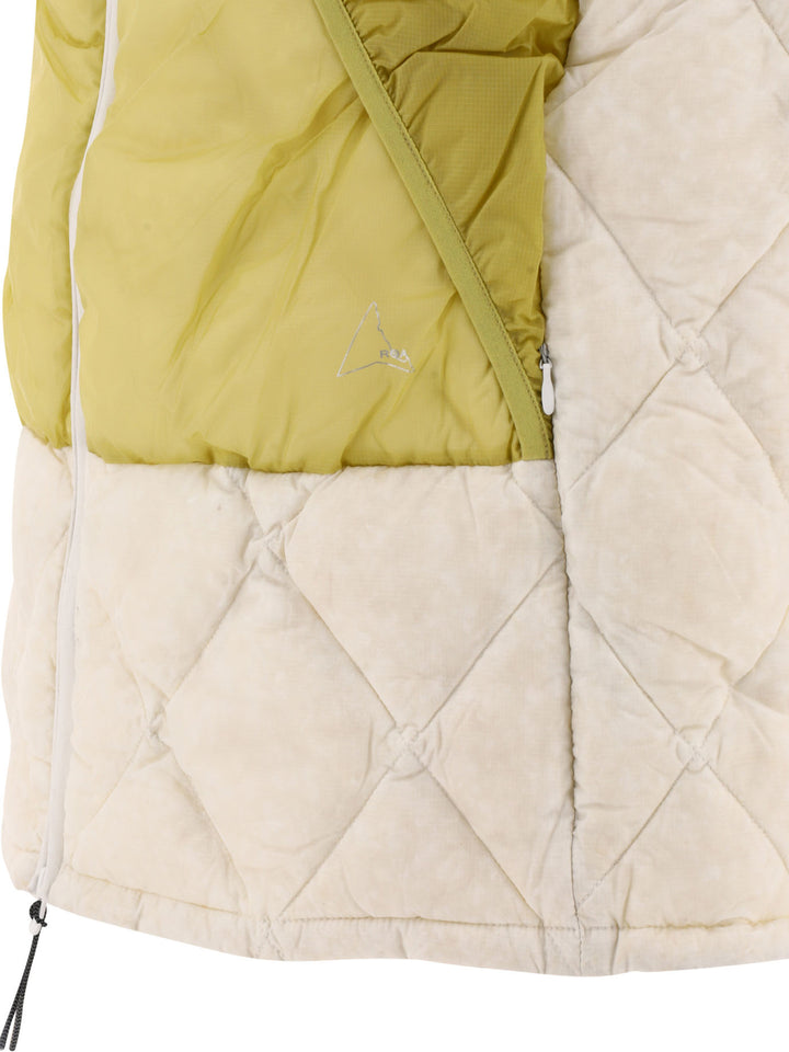 Quilted Down Vest Jackets White