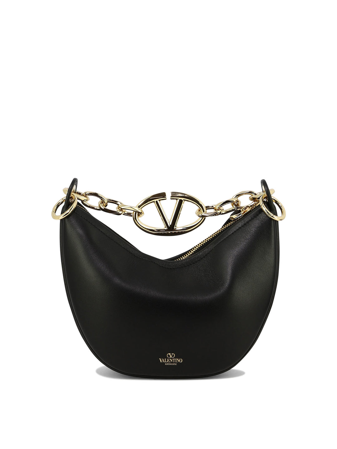 Mini Vlogo Moon Shoulder Bags Black