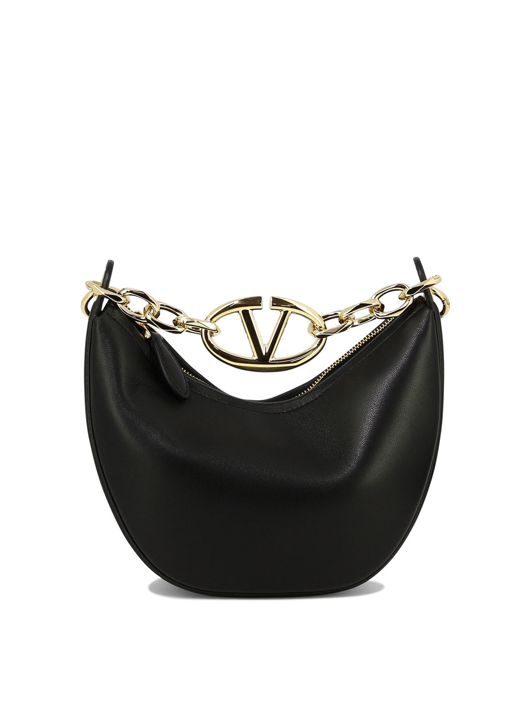 Mini Vlogo Moon Shoulder Bags Black