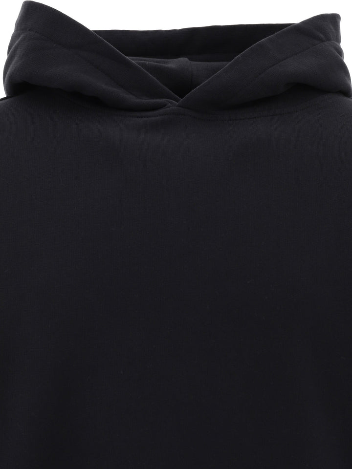 Hoodie With Oversized Sleeves Sweatshirts Black