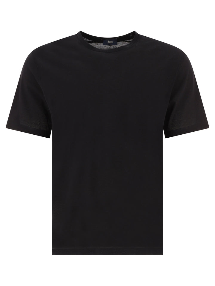 CrêPe Jersey T-Shirt T-Shirts Black