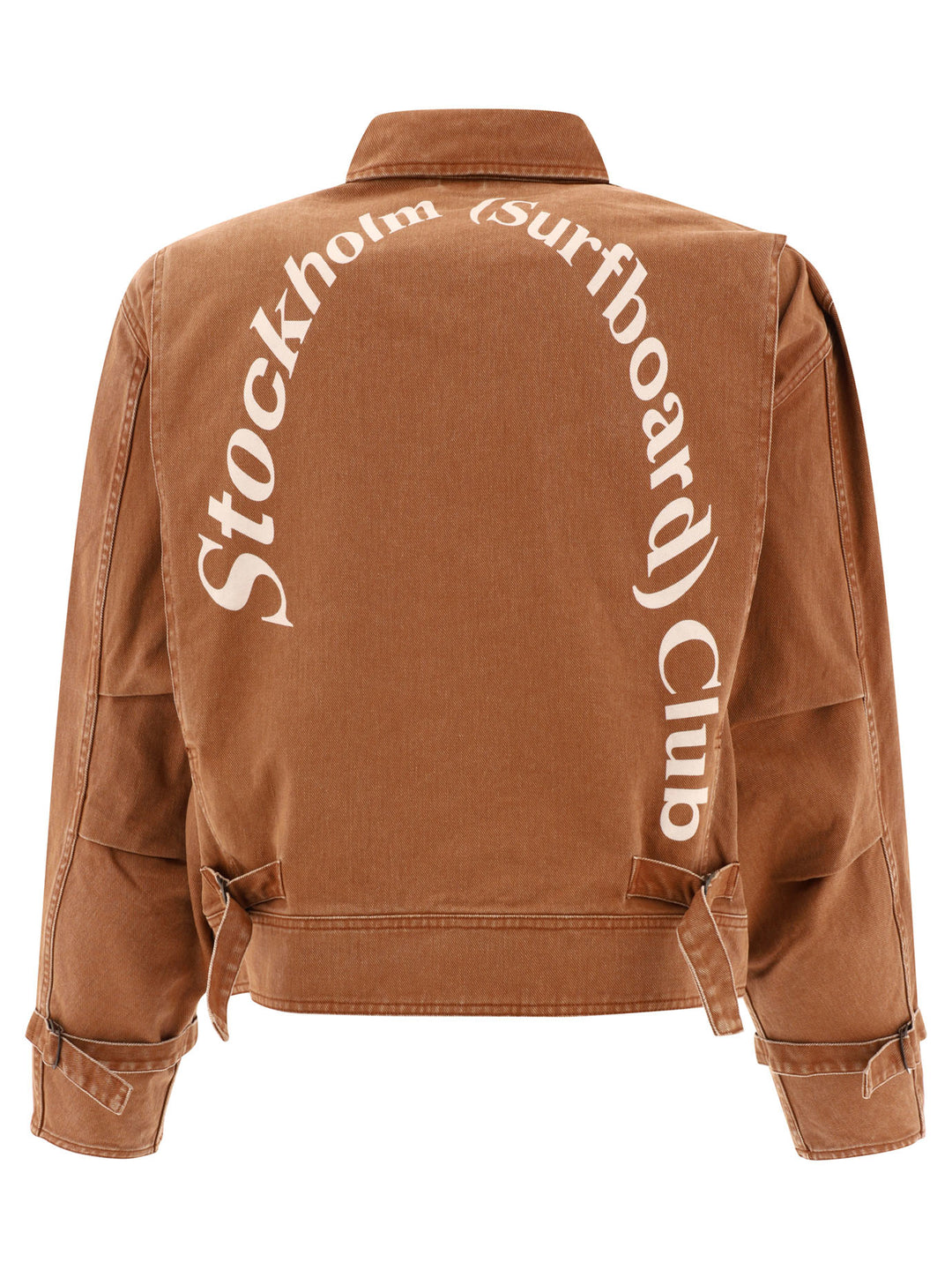 Logo Work Jackets Brown