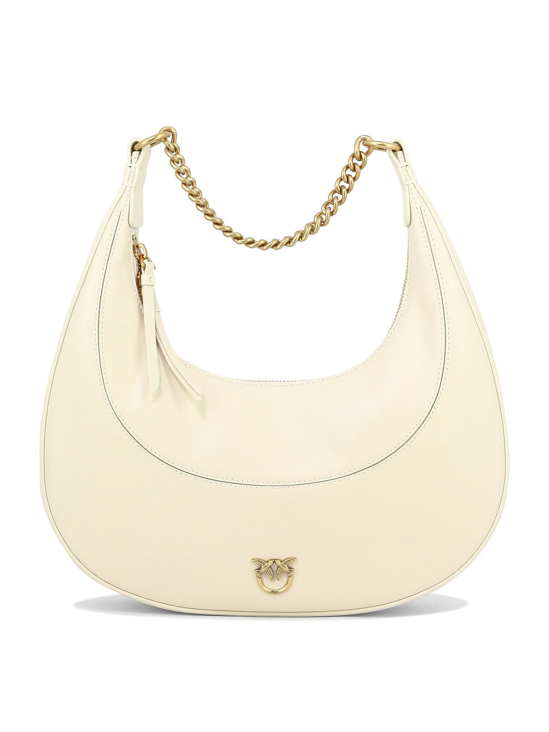 Brioche Hobo Shoulder Bags White