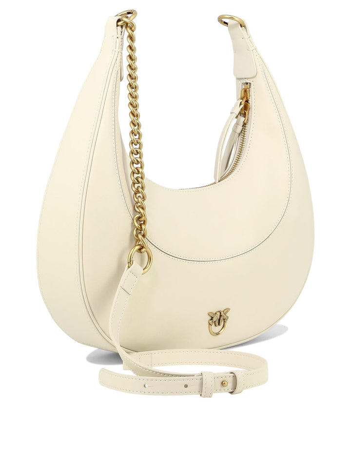 Brioche Hobo Shoulder Bags White