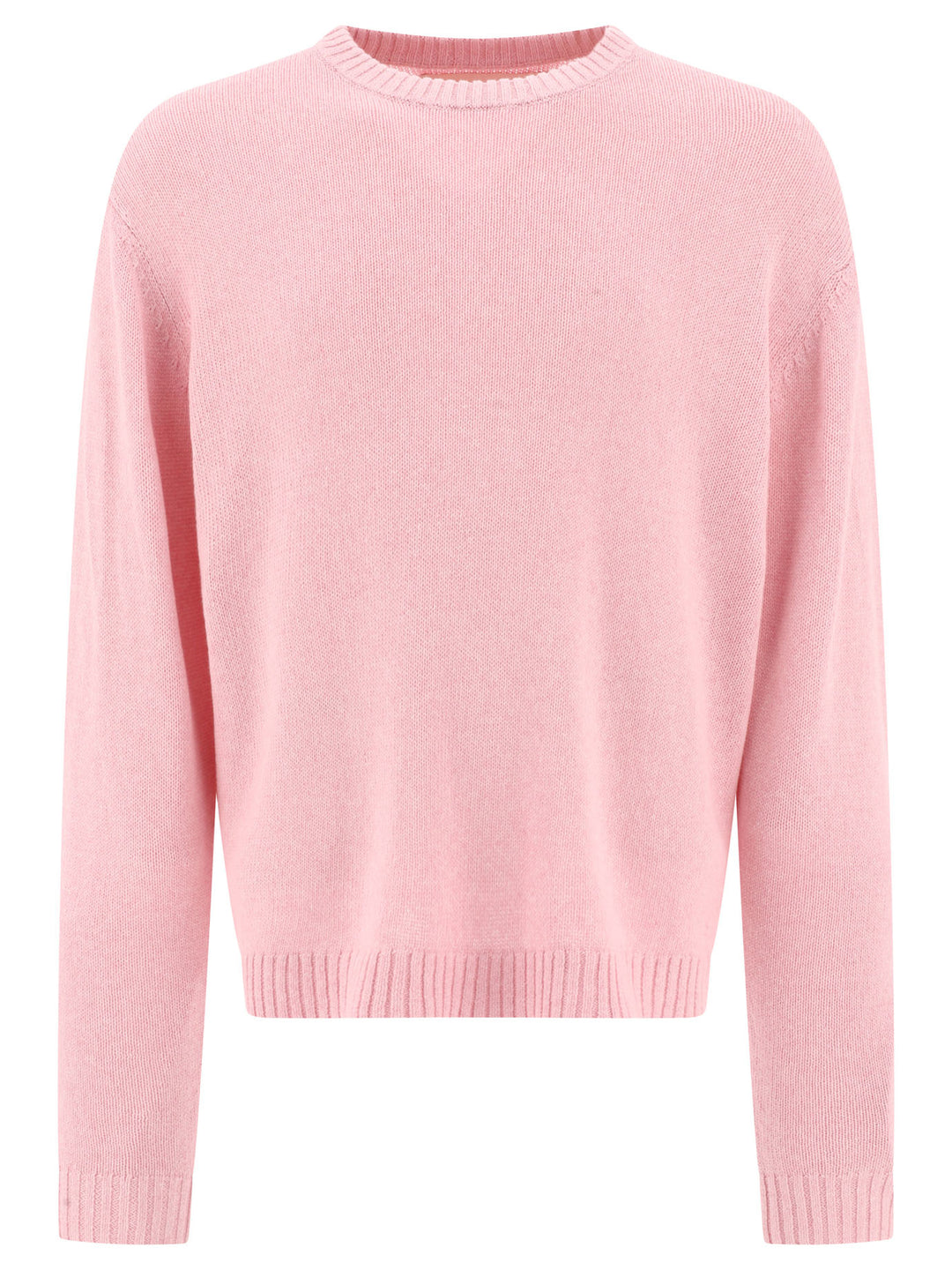 Curved Logo Knitwear Pink