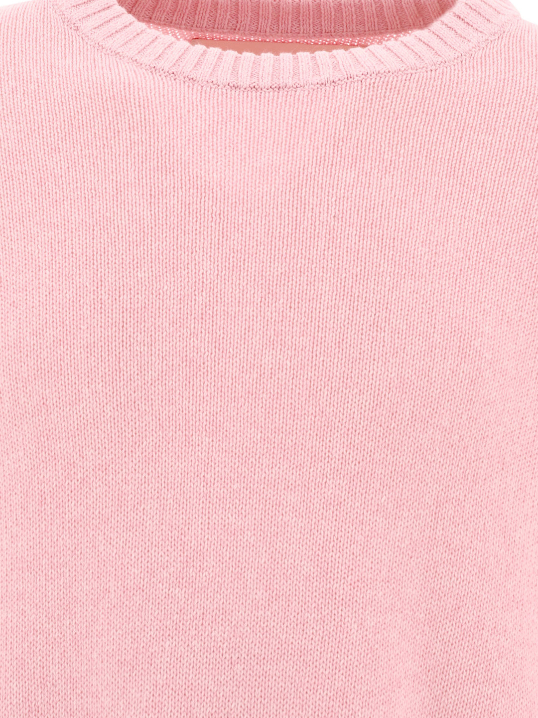 Curved Logo Knitwear Pink