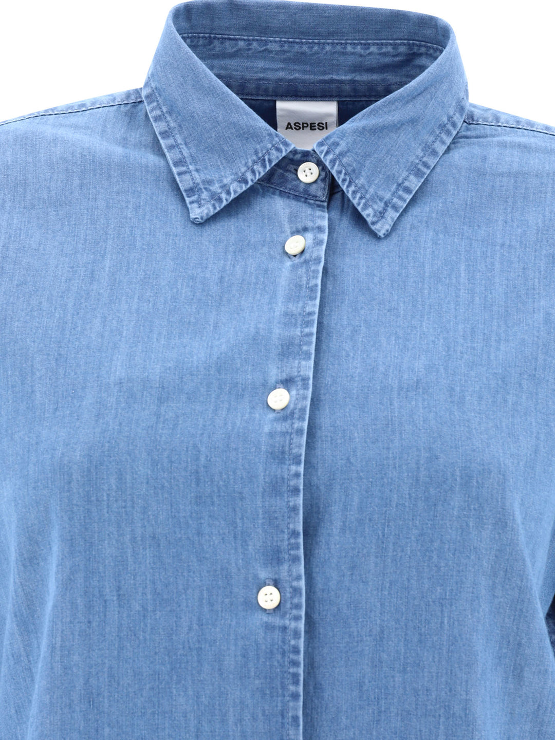 Shirt In Lightweight Denim Shirts Light Blue