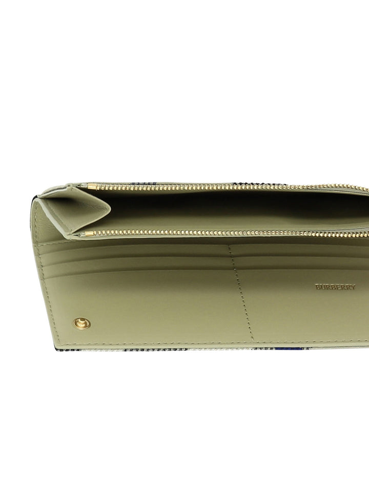 Check Wallets & Card Holders Beige