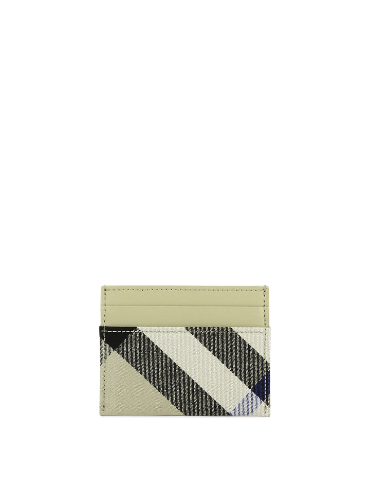 Check Wallets & Card Holders Beige