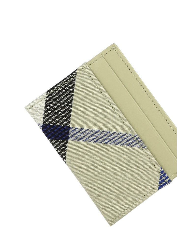 Check Wallets & Card Holders Beige