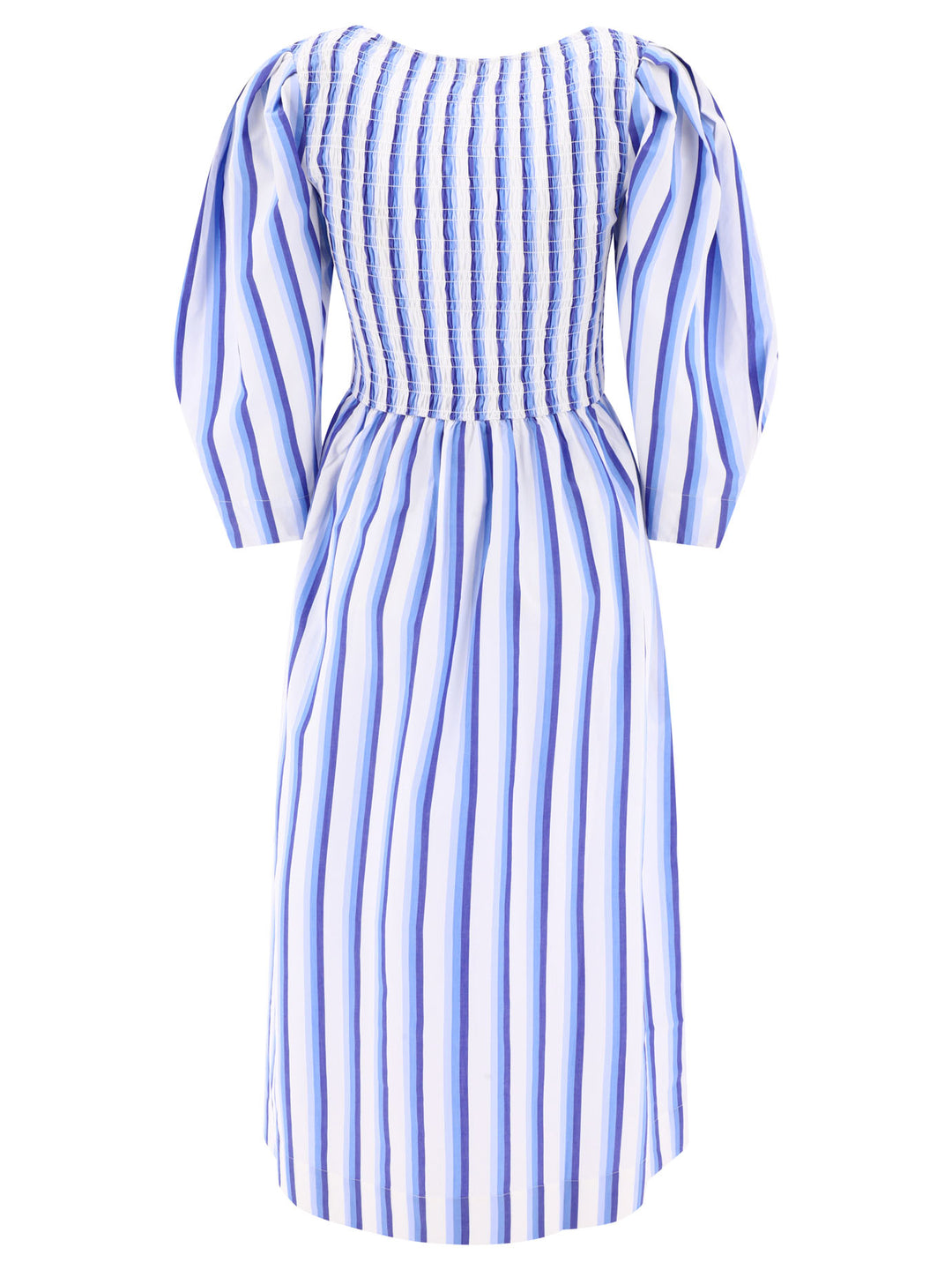 Striped Smock Dress Dresses Light Blue