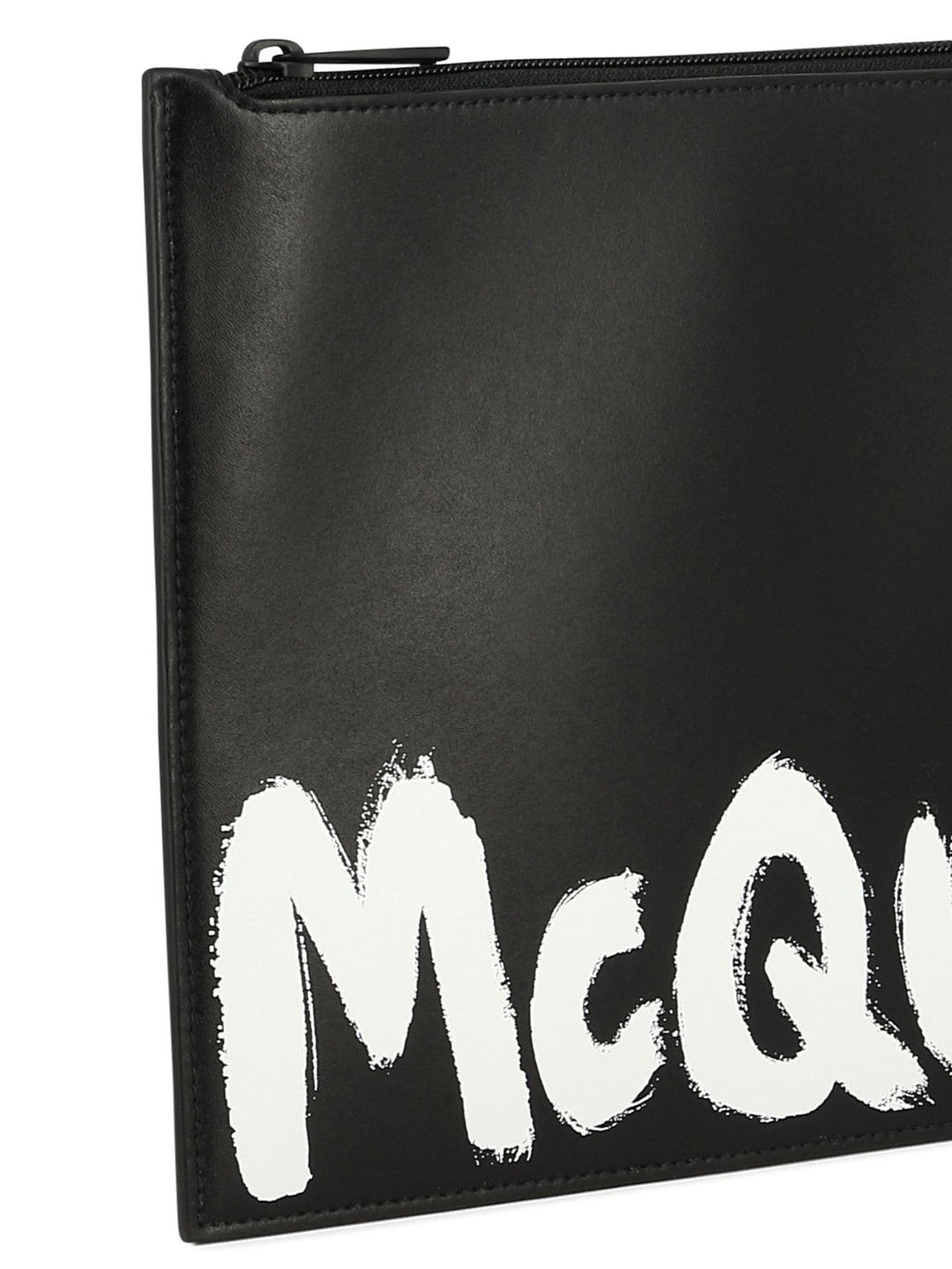 Mcqueen Graffiti Clutches Black