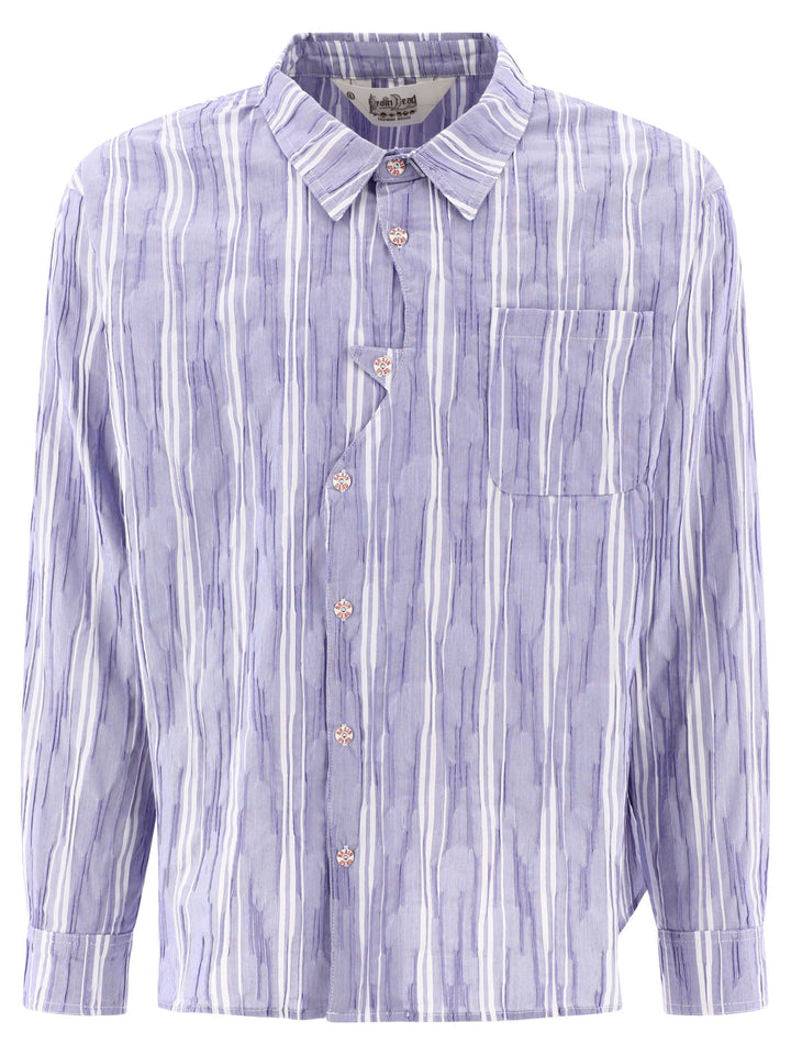 Placket Shirts Light Blue