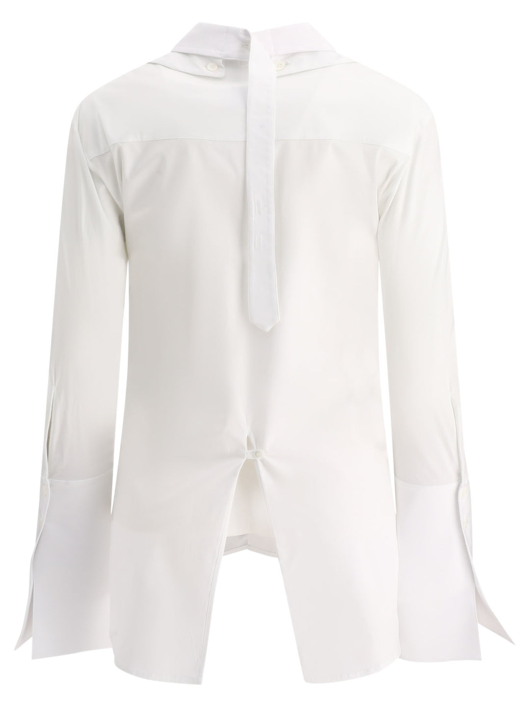 Modular Poplin Shirts White