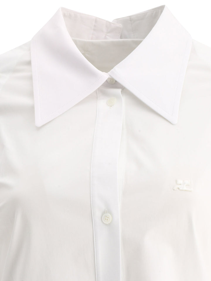 Modular Poplin Shirts White