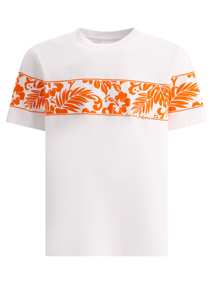 Tropical Band T-Shirts White