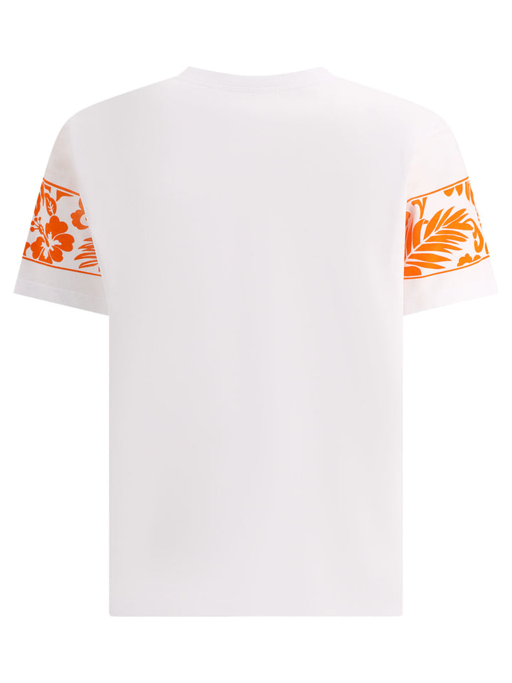 Tropical Band T-Shirts White