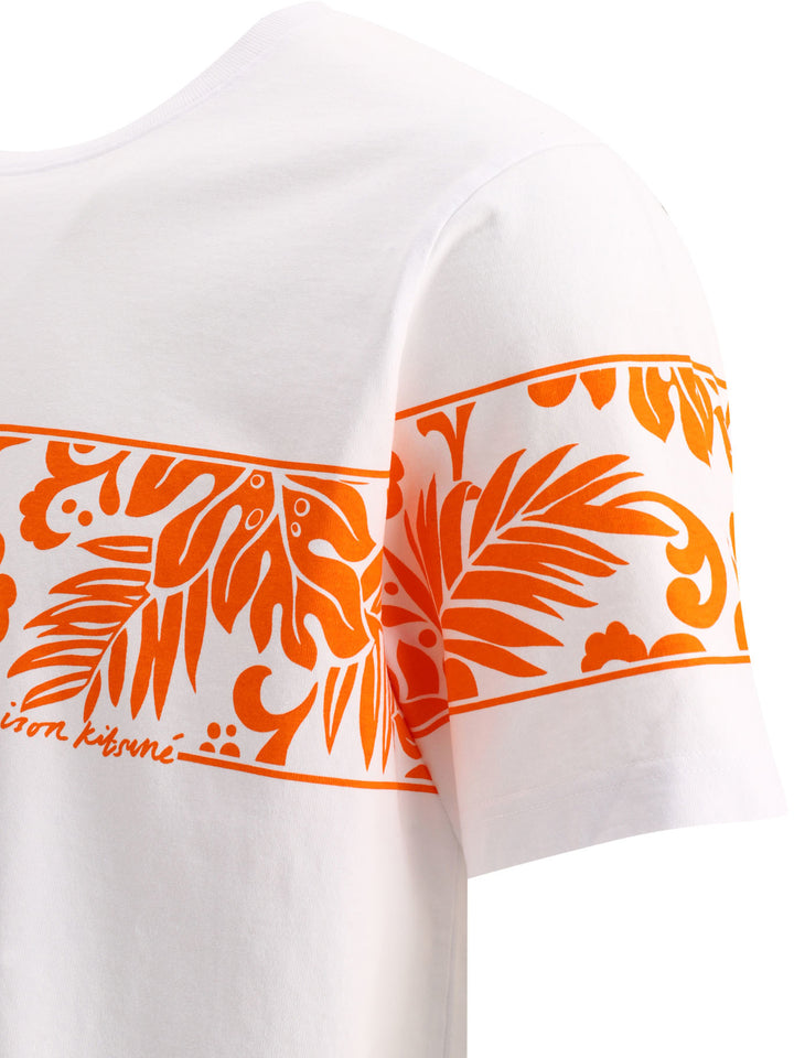 Tropical Band T-Shirts White