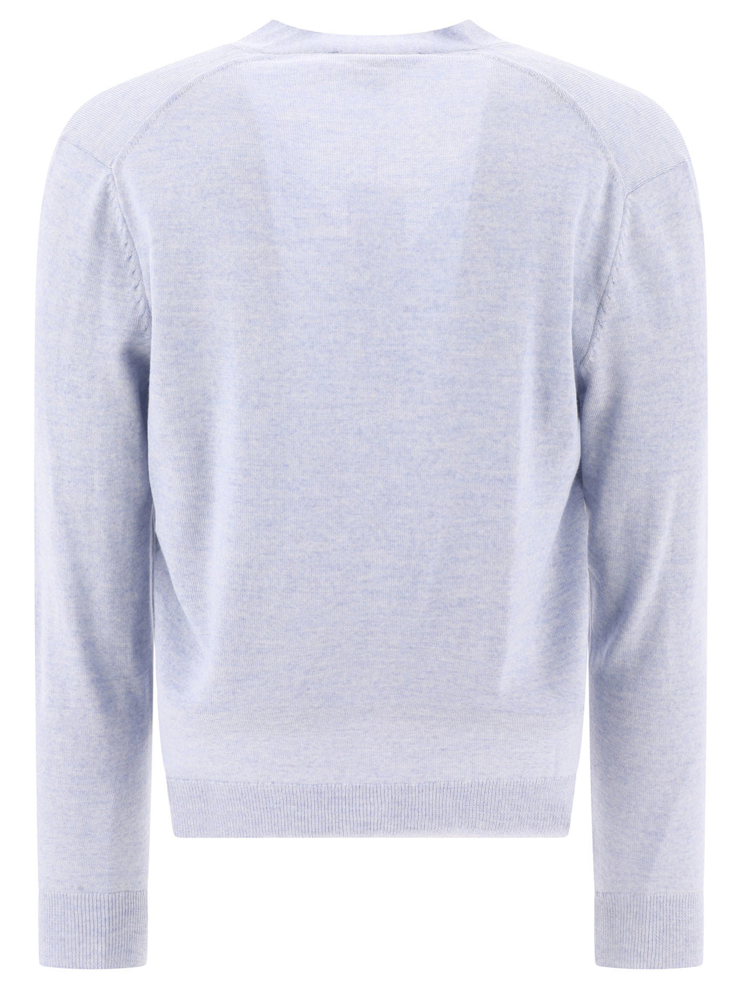 Tonal Fox Head Knitwear Light Blue