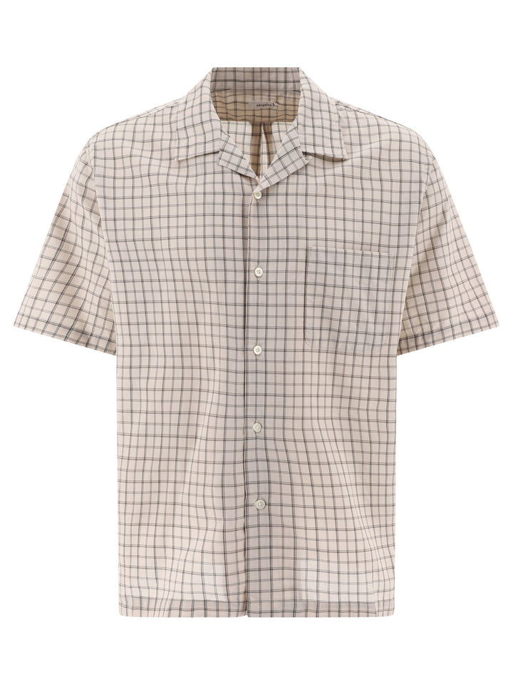 Panama Plaid Shirts Beige