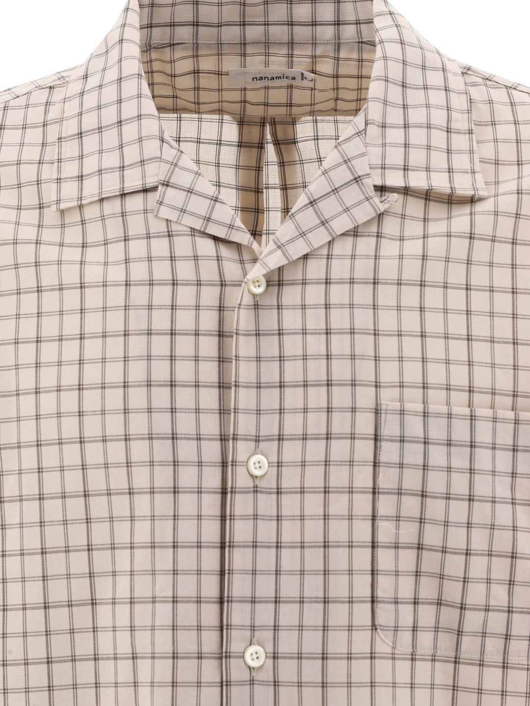 Panama Plaid Shirts Beige