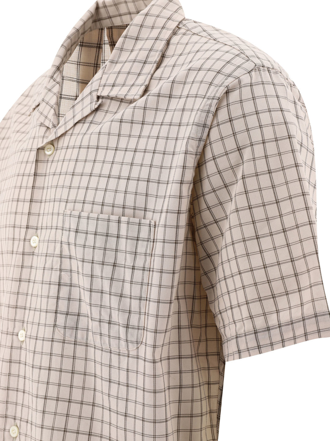 Panama Plaid Shirts Beige