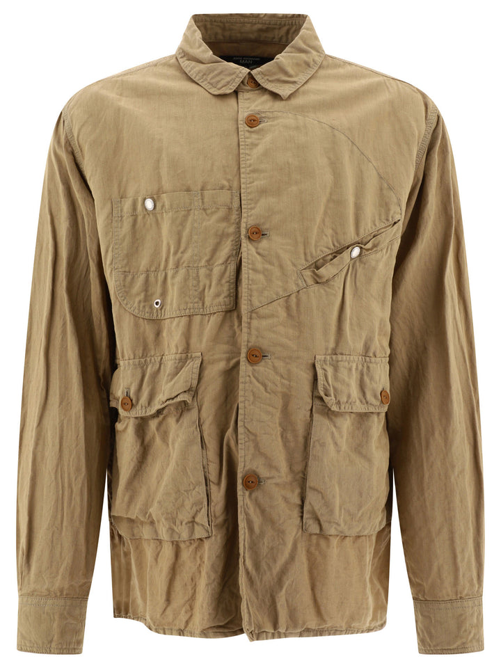 Cargo-Style Jacket Jackets Beige