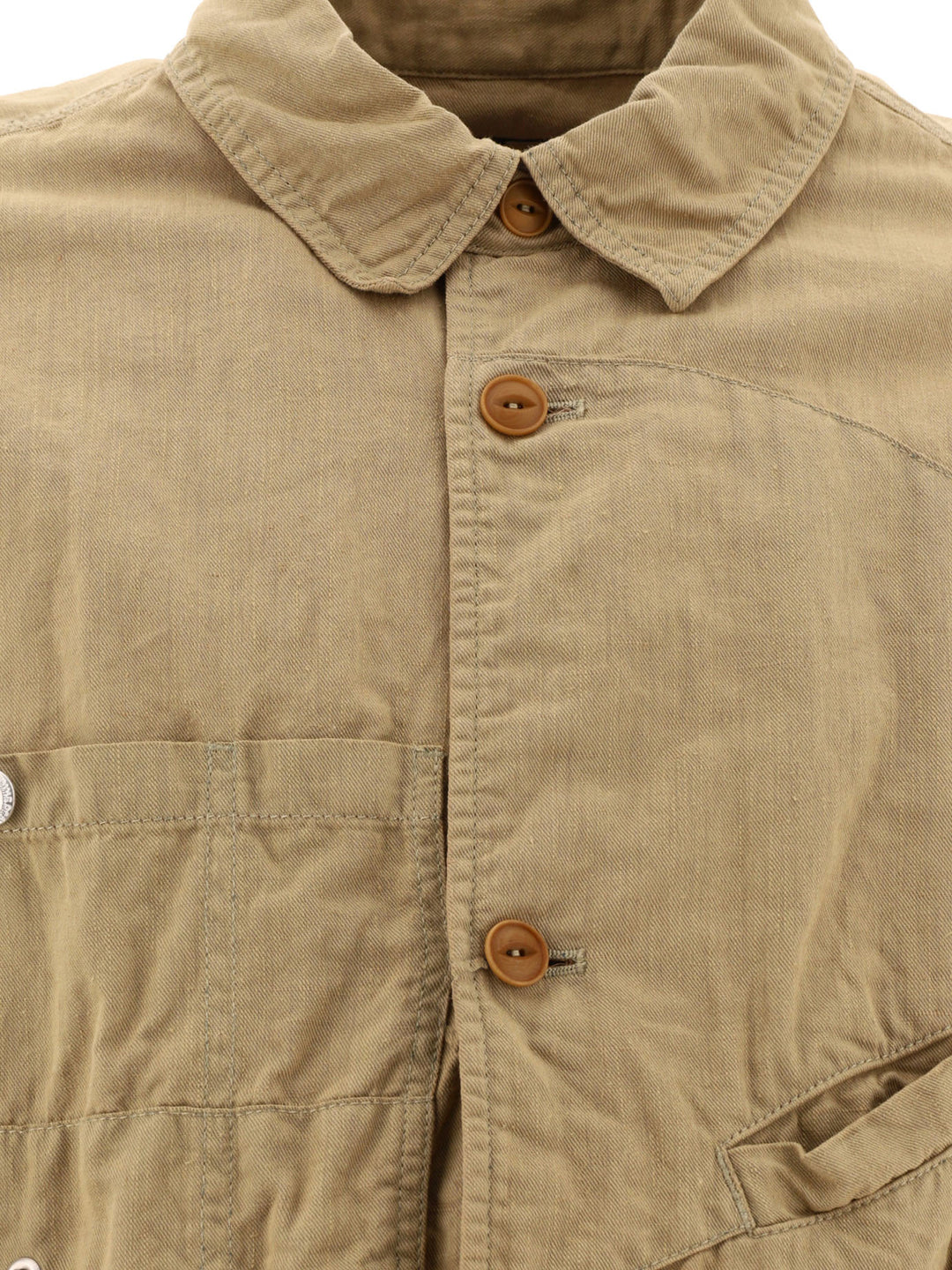 Cargo-Style Jacket Jackets Beige