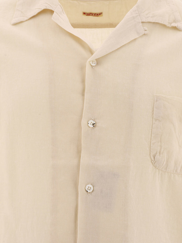 Linen Shirt Shirts Beige