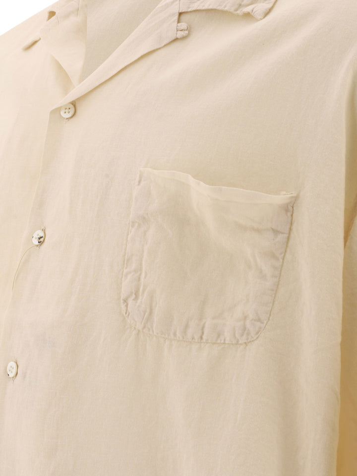 Linen Shirt Shirts Beige