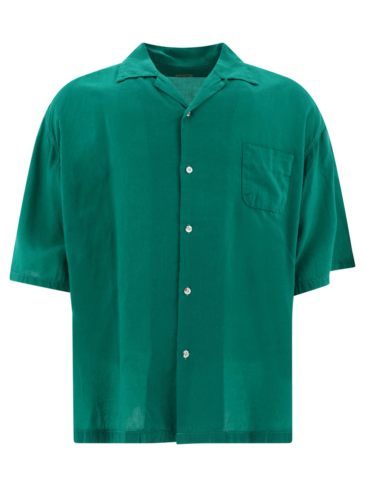 Linen Shirt Shirts Green