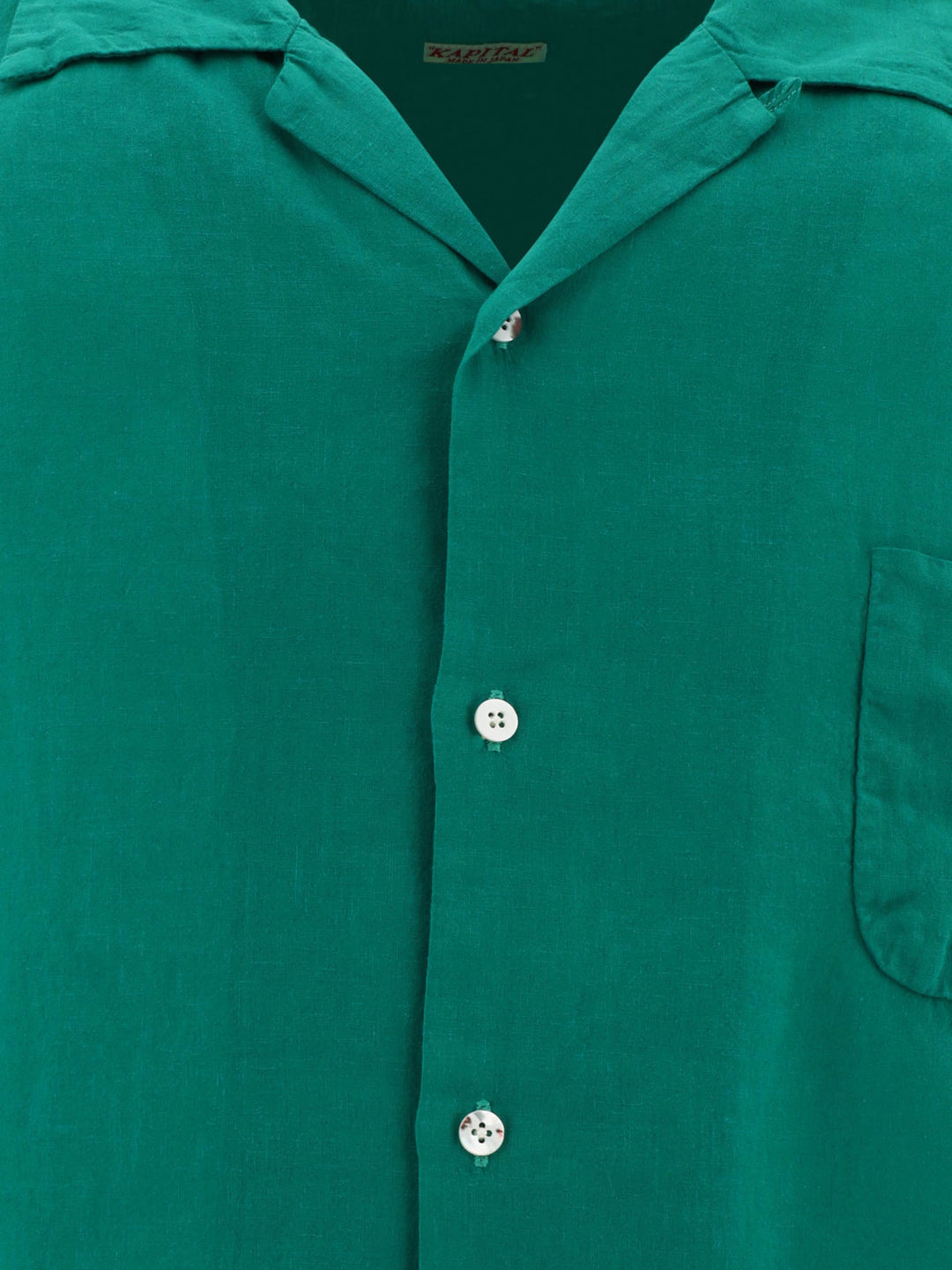 Linen Shirt Shirts Green