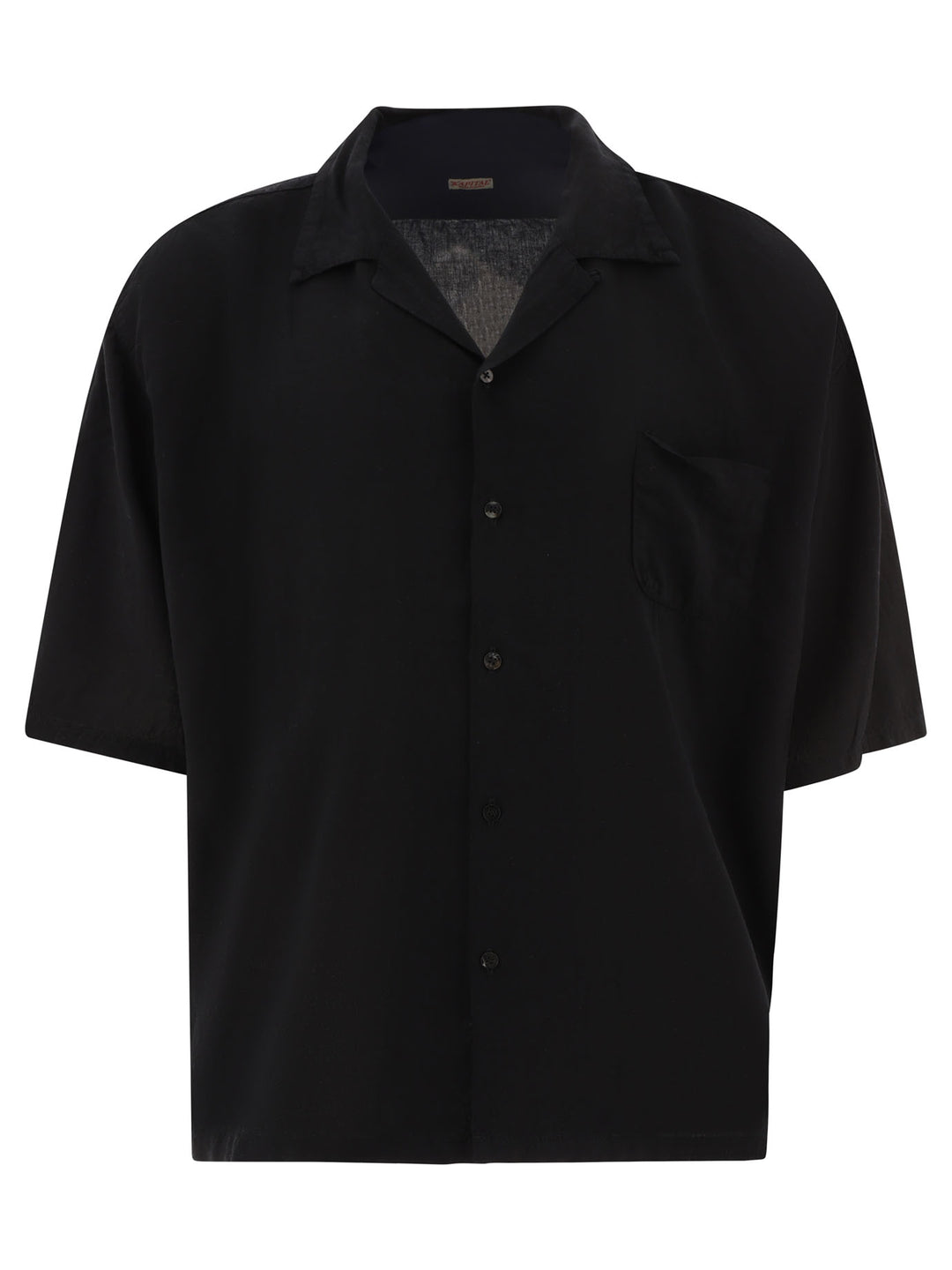 Linen Shirt Shirts Black