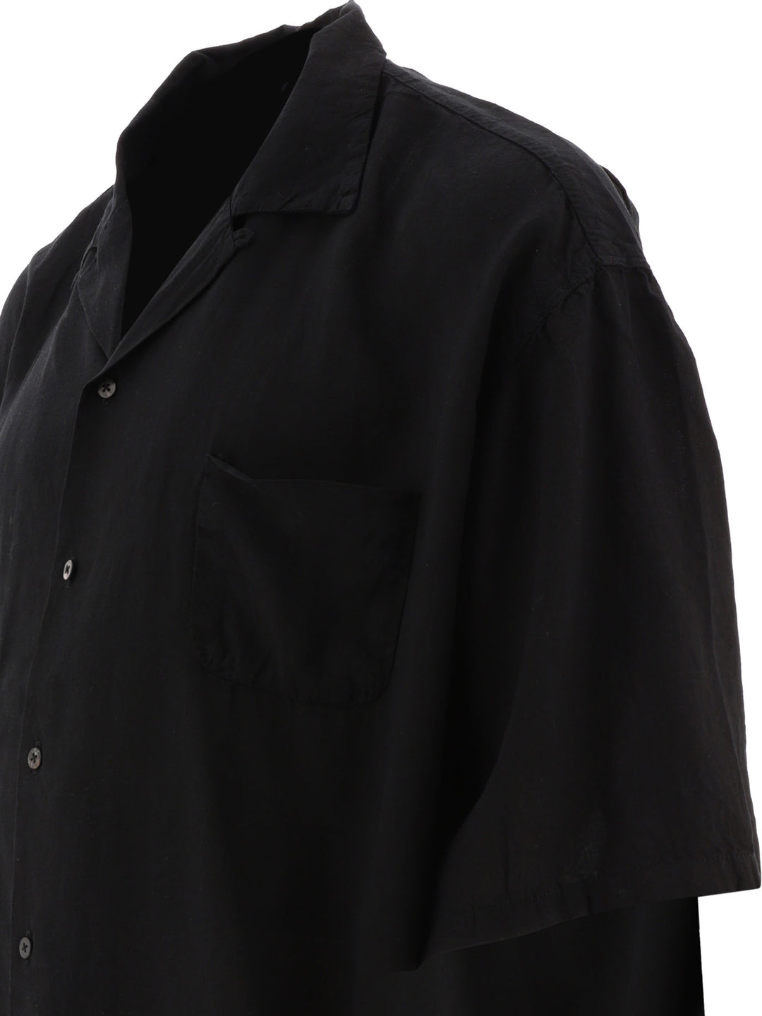 Linen Shirt Shirts Black