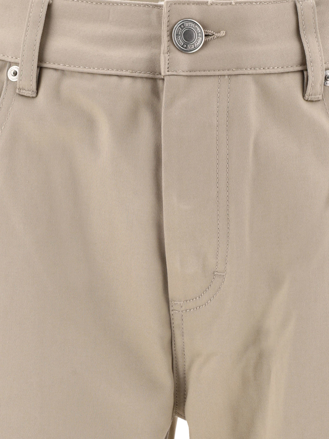 Straight Fit Trousers Beige