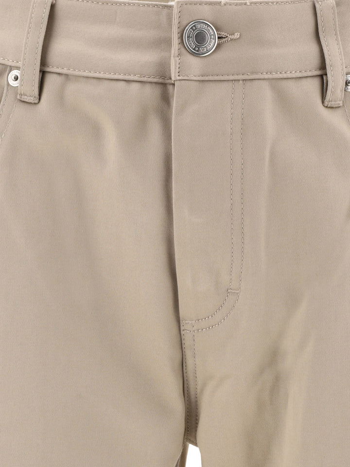 Straight Fit Trousers Beige