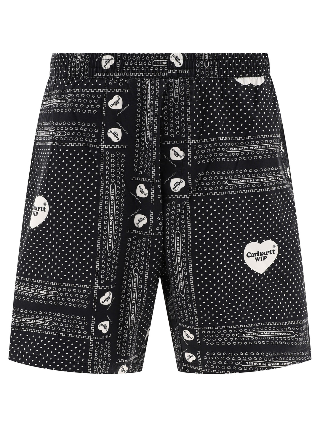 Heart Bandana Short Black