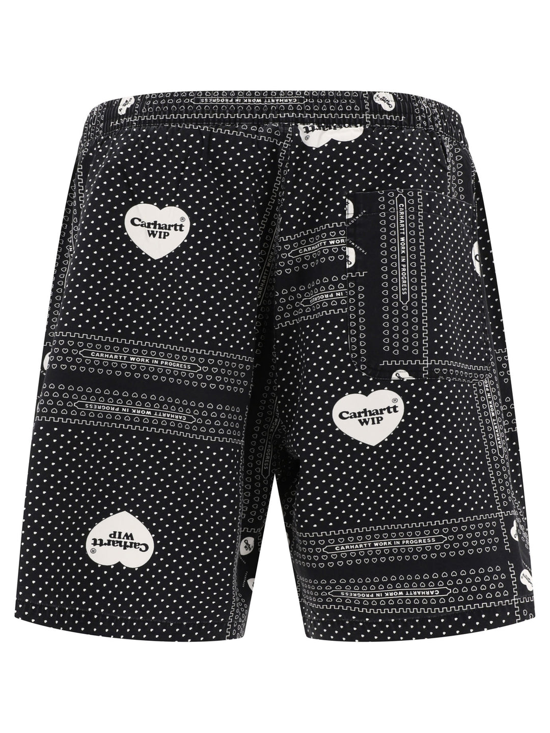 Heart Bandana Short Black