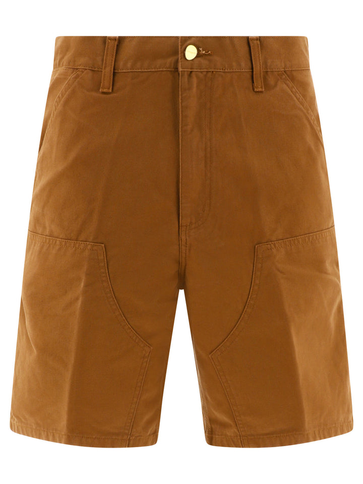 Double Knee Short Brown